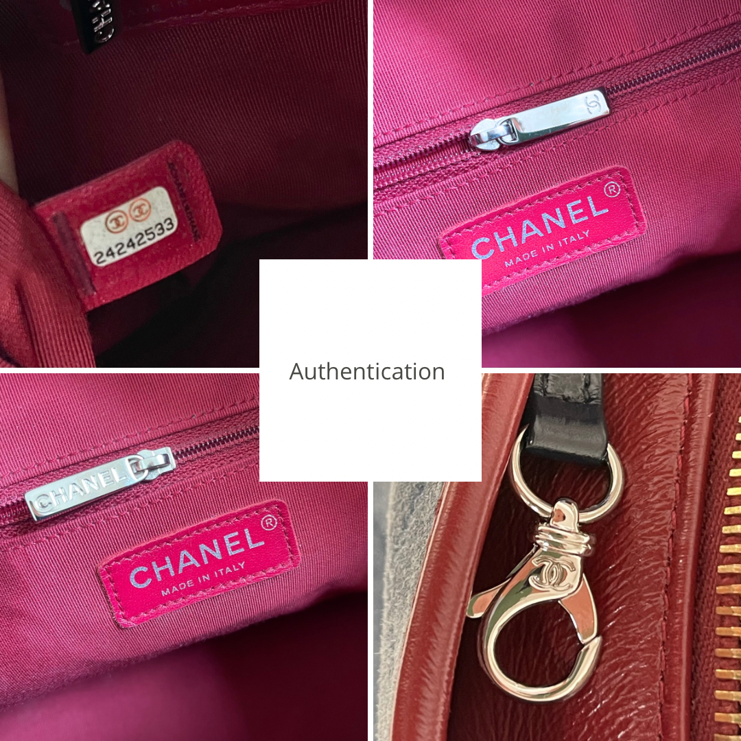 Chanel Gabrielle Hobo Medium | Series 24 (2017-2018) | Blue Suede & Patent Leather with Tricolor Hardware