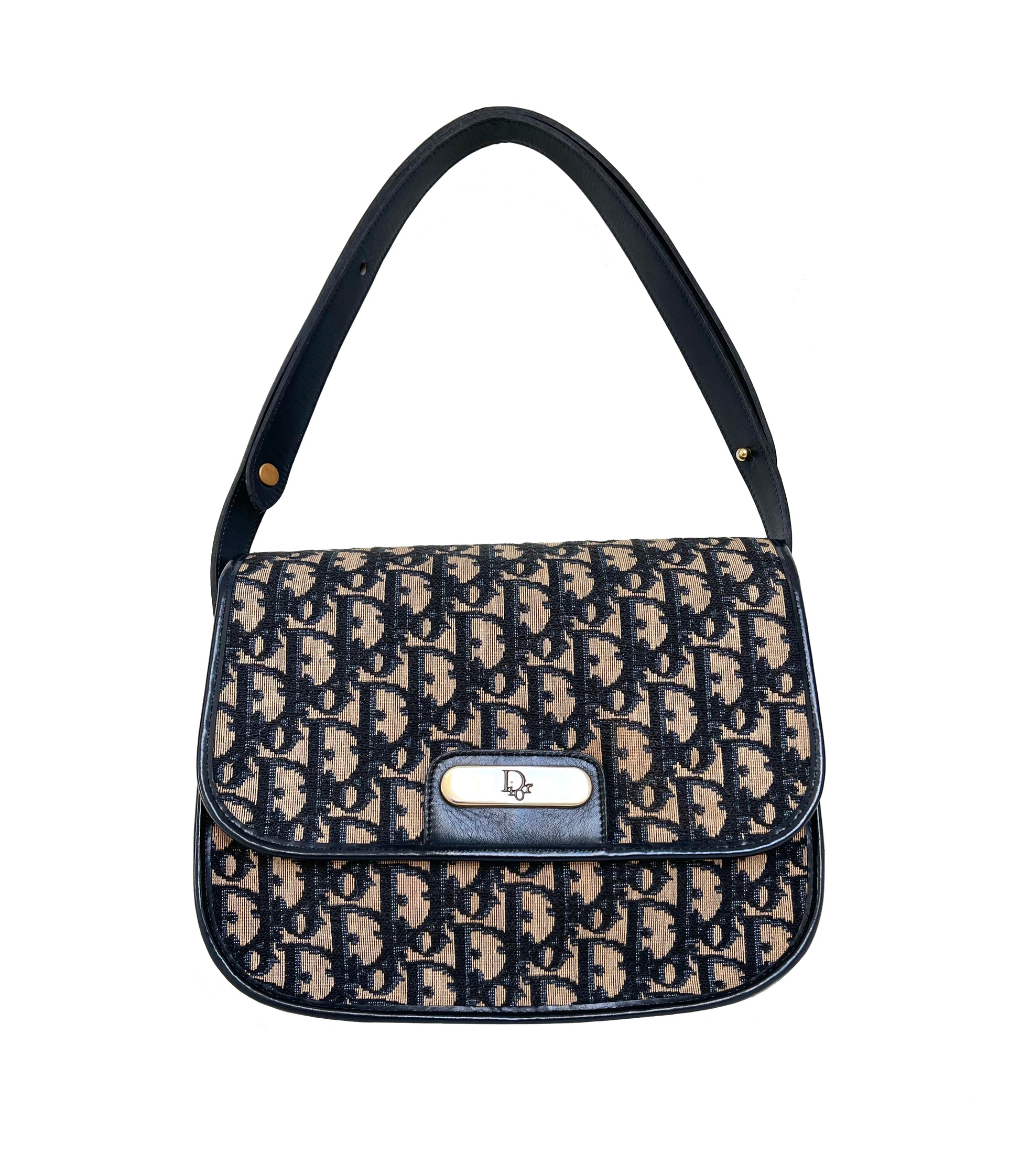 Dior Oblique Vintage Shoulder Bag 