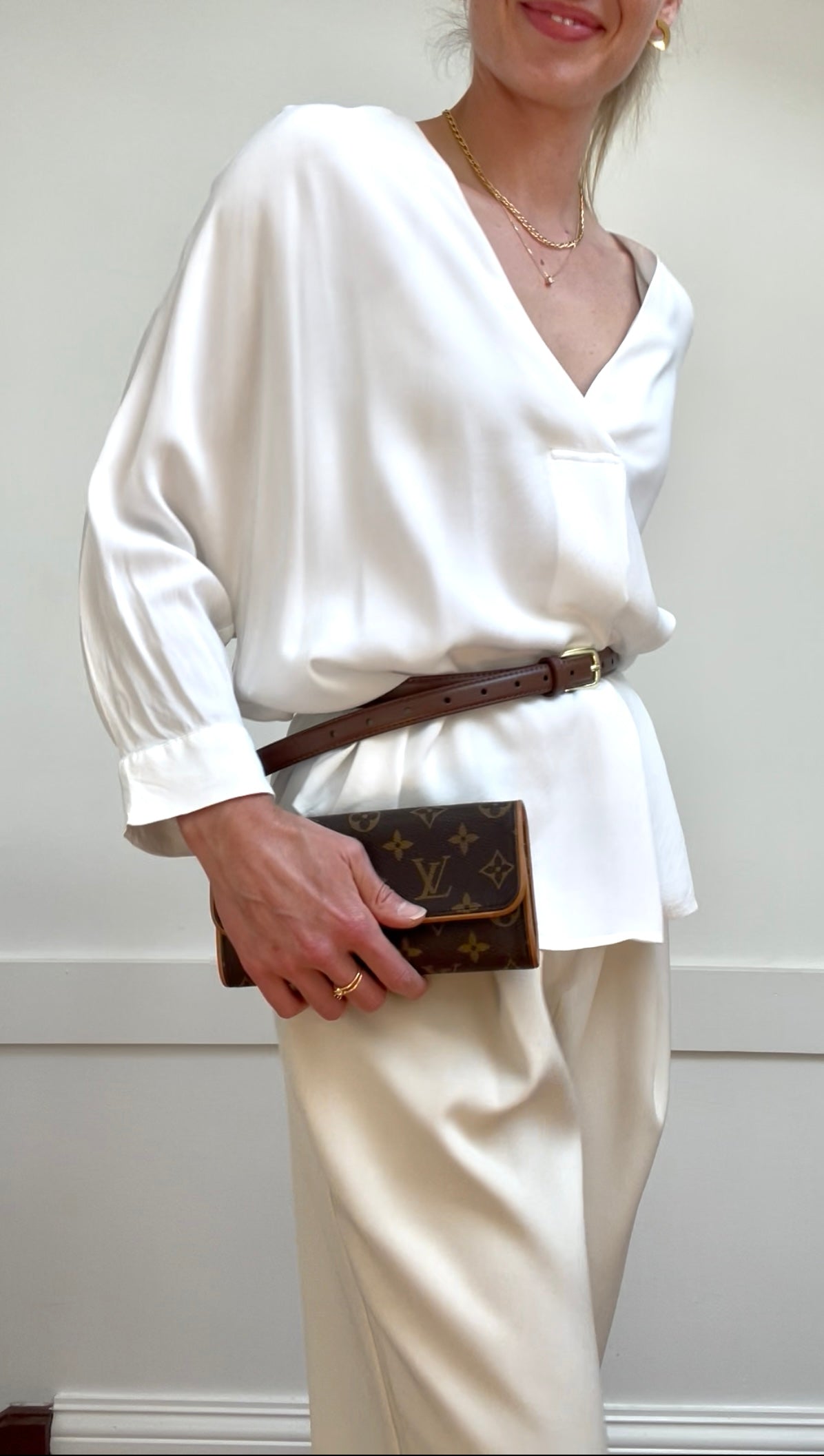 Louis Vuitton Twin PM Pochette Monogram Canvas | Shoulder clutch bag