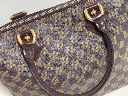 Louis Vuitton Saleya PM Damier Ébène Canvas Leather Tote Bag