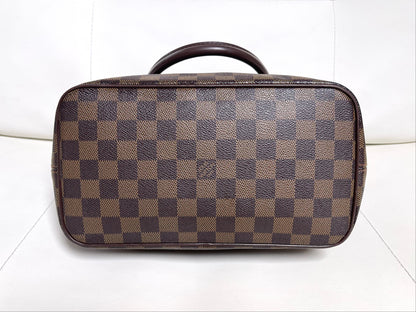 Louis Vuitton Saleya PM Damier Ébène Canvas Leather Tote Bag
