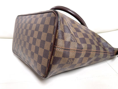 Louis Vuitton Saleya PM Damier Ébène Canvas Leather Tote Bag
