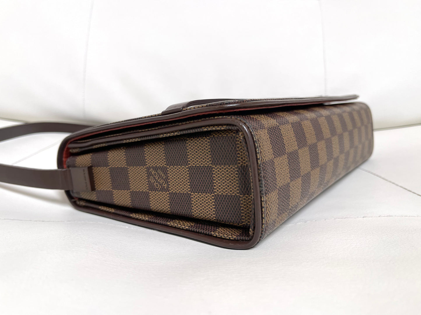 Louis Vuitton Vintage Tribeca Long Damier Ébène Canvas Leather Shoulder Bag