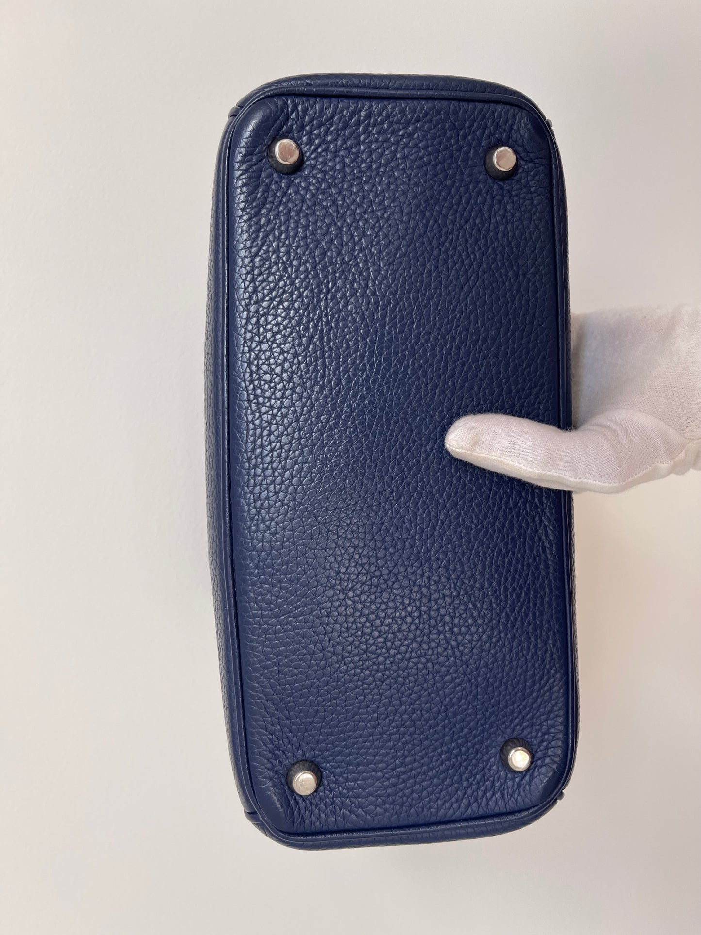 Christian Dior Be Dior Small Flap Bag | Navy Blue Taurillon Leather