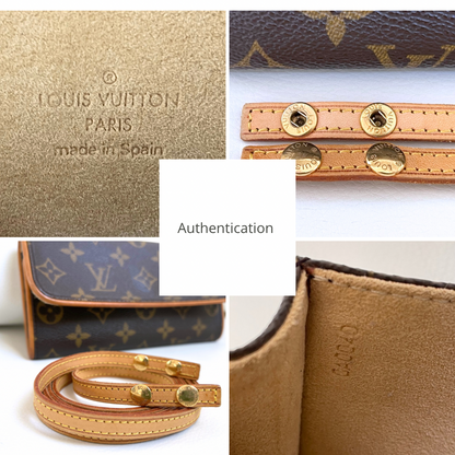 Louis Vuitton Twin PM Pochette Monogram Canvas | Shoulder clutch bag