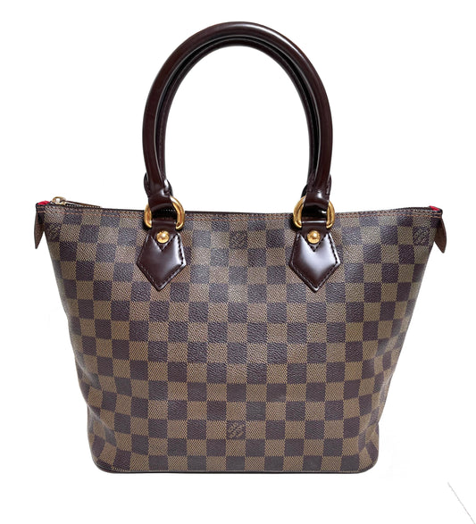 Louis Vuitton Saleya PM Damier Ebene Canvas Tote Bag Preloved Australia