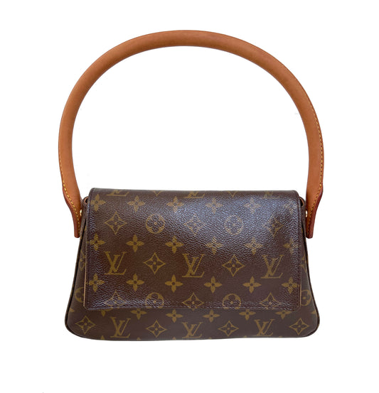 Louis Vuitton Vintage Mini Looping Bag Monogram Canvas | Shoulder bag
